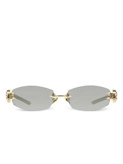 Gentle Monster Manifesto 031 Star-embellishment Glasses In Gray