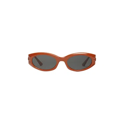 Pre-owned Gentle Monster Mass Or2 Sunglasses 'burnt Orange' | Men's Size Onesize