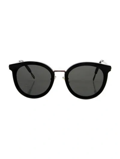 Pre-owned Gentle Monster Merlynn Round Sunglasses In Black