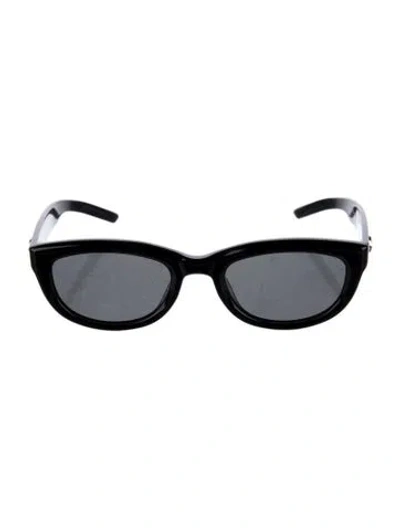 Pre-owned Gentle Monster Monochrome Square Sunglasses In Black