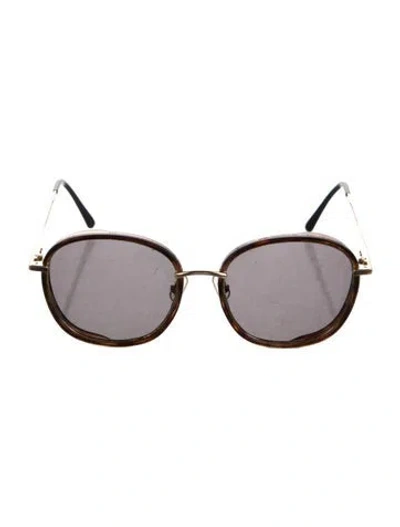 Pre-owned Gentle Monster Monster Mad Crush Oversize Sunglasses In Gold
