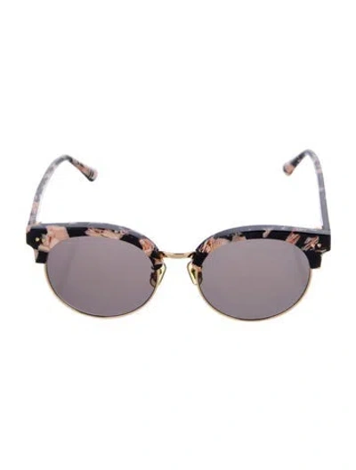 Pre-owned Gentle Monster Moon Cut Oversize Sunglasses In Multi