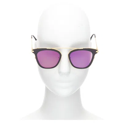 Gentle Monster Moon Cuts Marble Reflective Lens Sunglasses In Orange
