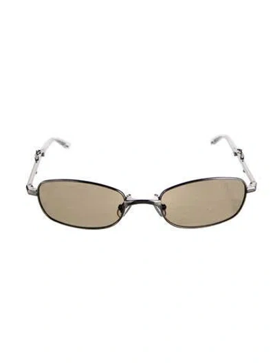 Pre-owned Gentle Monster Mori Narrow Sunglasses W/ Tags In Silver