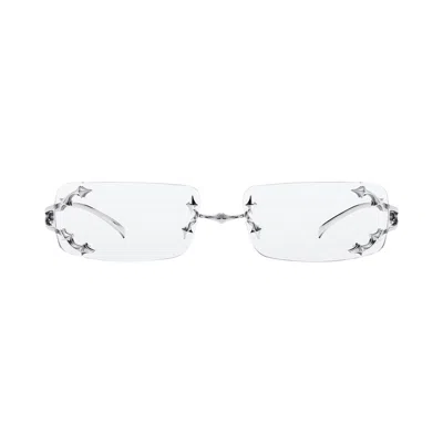 Pre-owned Gentle Monster Mosh 02 Glasses 'silver' | Men's Size Onesize