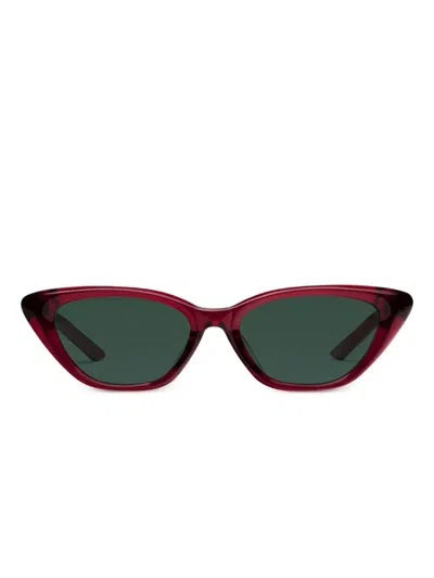 Gentle Monster Mowa Rc3 Cat-eye-sonnenbrille Mit Sterndetail In Red