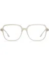 Gentle Monster Mua Ic2 Square-frame Glasses In Neutrals