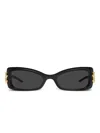 Gentle Monster Nemesis 01 Cat-eye Sunglasses In Black
