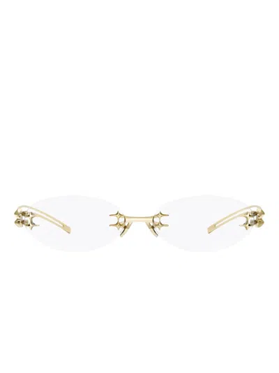 Gentle Monster Node 030 Sunglasses In Gold