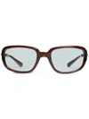 Gentle Monster Noizer Brc13 Square-frame Glasses In Brown