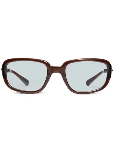 Gentle Monster Noizer Brc13 Square-frame Glasses In Brown