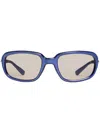 Gentle Monster Noizer N5 Rectangle-frame Glasses In Blue