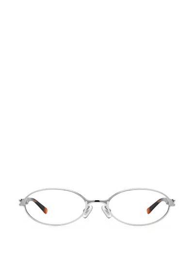 Gentle Monster Oatt 02 Oval-frame Glasses In Metallic