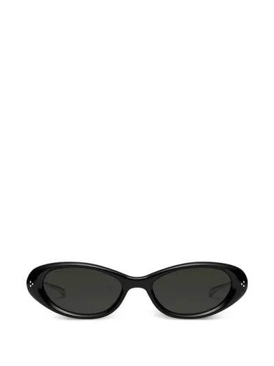 Gentle Monster Ora Oval-frame Sunglasses In Black