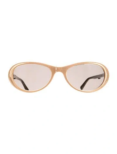 Pre-owned Gentle Monster Orbit Folding Oversize Sunglasses In Neutrals