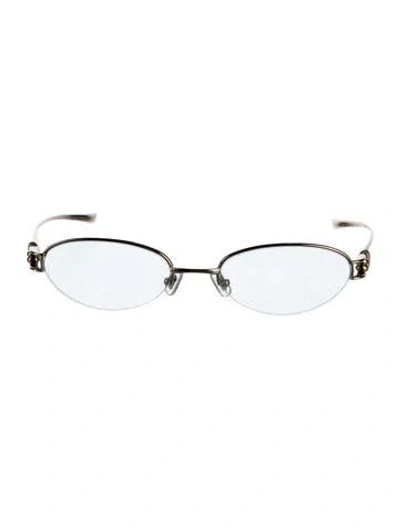Pre-owned Gentle Monster Origami Narrow Eyeglasses In Gold