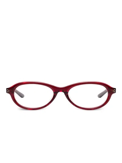 Gentle Monster Oval-frame Glasses In Red