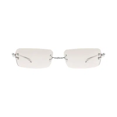 Pre-owned Gentle Monster Paranoyd 02 Sunglasses 'silver/clear' | Men's Size Onesize