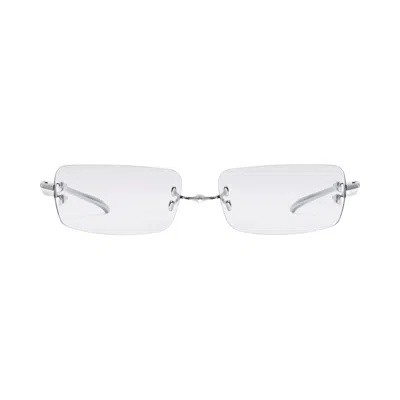 Pre-owned Gentle Monster Paranoyd 02 Sunglasses 'silver/grey' | Men's Size Onesize