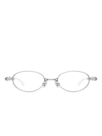 Gentle Monster Pico 02 Round-frame Glasses In Silver