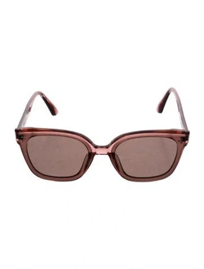 Pre-owned Gentle Monster Rick Square Sunglasses In Clear/pink