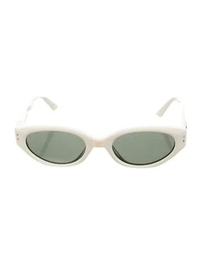 Pre-owned Gentle Monster Rococo Round Sunglasses In White