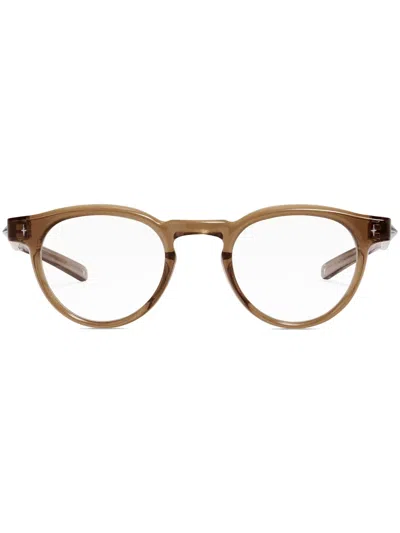 Gentle Monster Ron Brc15 Round-frame Glasses In Brown