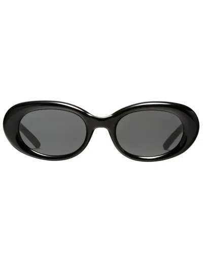 Gentle Monster Round-frame Sunglasses In Black