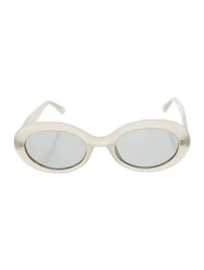 Pre-owned Gentle Monster Round Mirrored Sunglasses In Neutral