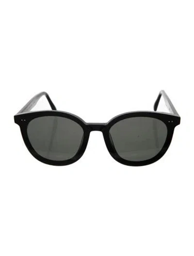 Pre-owned Gentle Monster Solo Round Sunglasses In Black