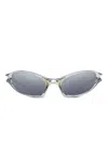 Gentle Monster Species Msv2 Geometric Sunglasses In Silver