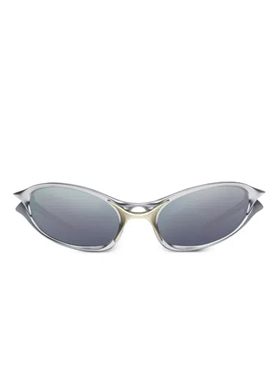 Gentle Monster Species Msv2 Geometric Sunglasses In Silver