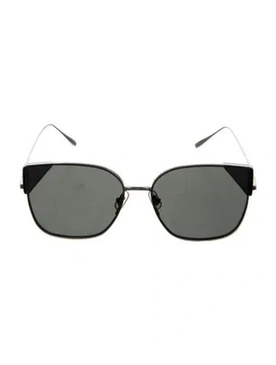 Pre-owned Gentle Monster Square Tinted Sunglasses In Black