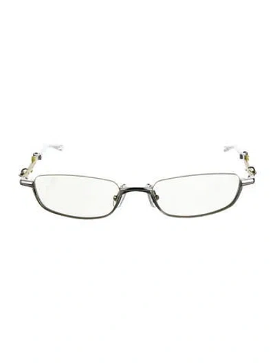 Pre-owned Gentle Monster Square Tinted Sunglasses In Yellow