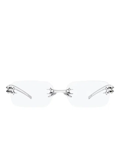 Gentle Monster Tetra 02 Sunglasses In Silver