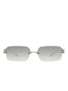 Gentle Monster Tetra 02(brm) Sunglasses In Silver