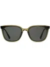 Gentle Monster Transparente Sonnenbrille In Green