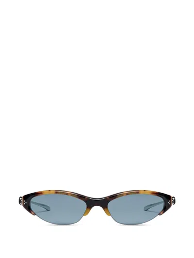 Gentle Monster Tweed T10 Sunglasses In Blue