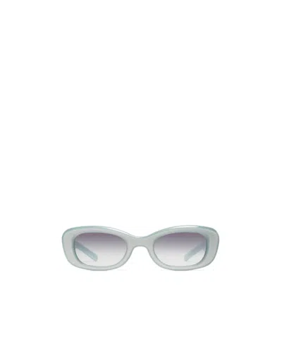 Gentle Monster Two-tone Oval Sunglasses In Blue