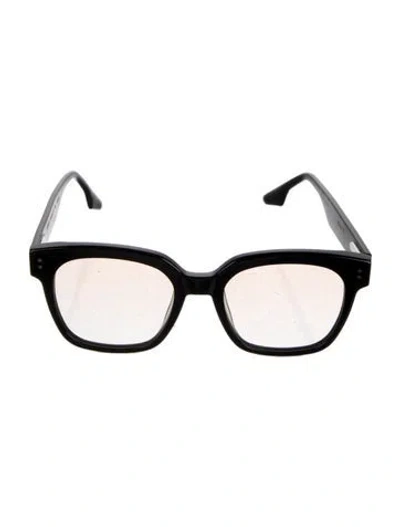 Pre-owned Gentle Monster Una.c N Square Sunglasses In Black