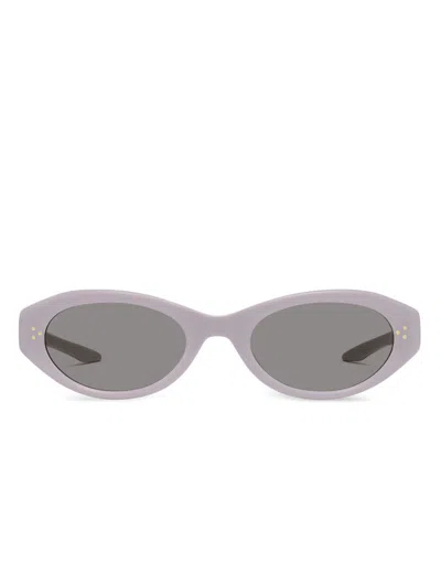 Gentle Monster Vamp V4 Oval-frame Sunglasses In Purple