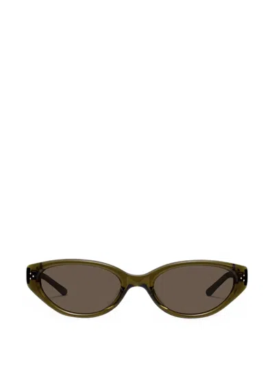 Gentle Monster Vanilla Cat-eye Frame Sunglasses In Brown