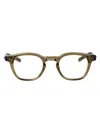 Gentle Monster Khaki Transparent Acetate Glasses In Green