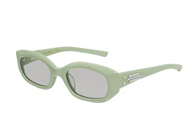 Pre-owned Gentle Monster Women's  Jennie Wispy Sunglasses In Green/grey (gr8)