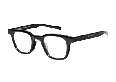 Pre-owned Gentle Monster Women's  Maison Margiela Square Round Eyeglasses In Black Mm010 01