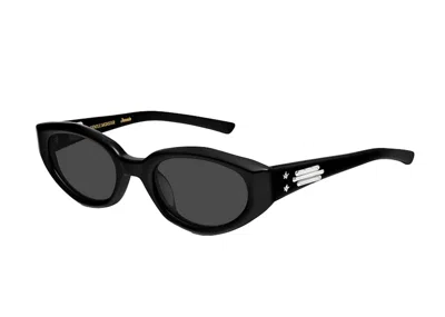 Pre-owned Gentle Monster Women's  X Jennie Jentle Salon Fish Tail Sunglasses In Black/silver (01) In Multi