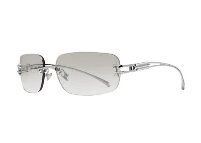 Pre-owned Gentle Monster Women's  X Jennie Jentle Salon Glitter Sunglasses In Silver (02)