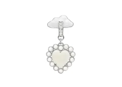 Pre-owned Gentle Monster Women's  X Jennie Jentle Salon Pit A Pat Charm In Silver/white