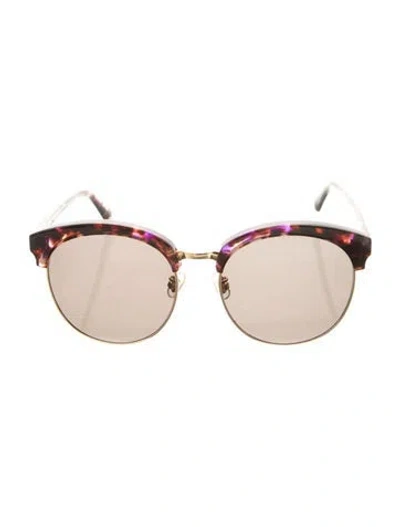 Pre-owned Gentle Monster X 2econd Floor 'deborah' Round Sunglasses In Purple