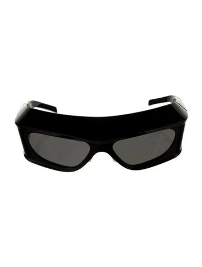Pre-owned Gentle Monster X Coperni 5g Bold Shield Sunglasses In Black